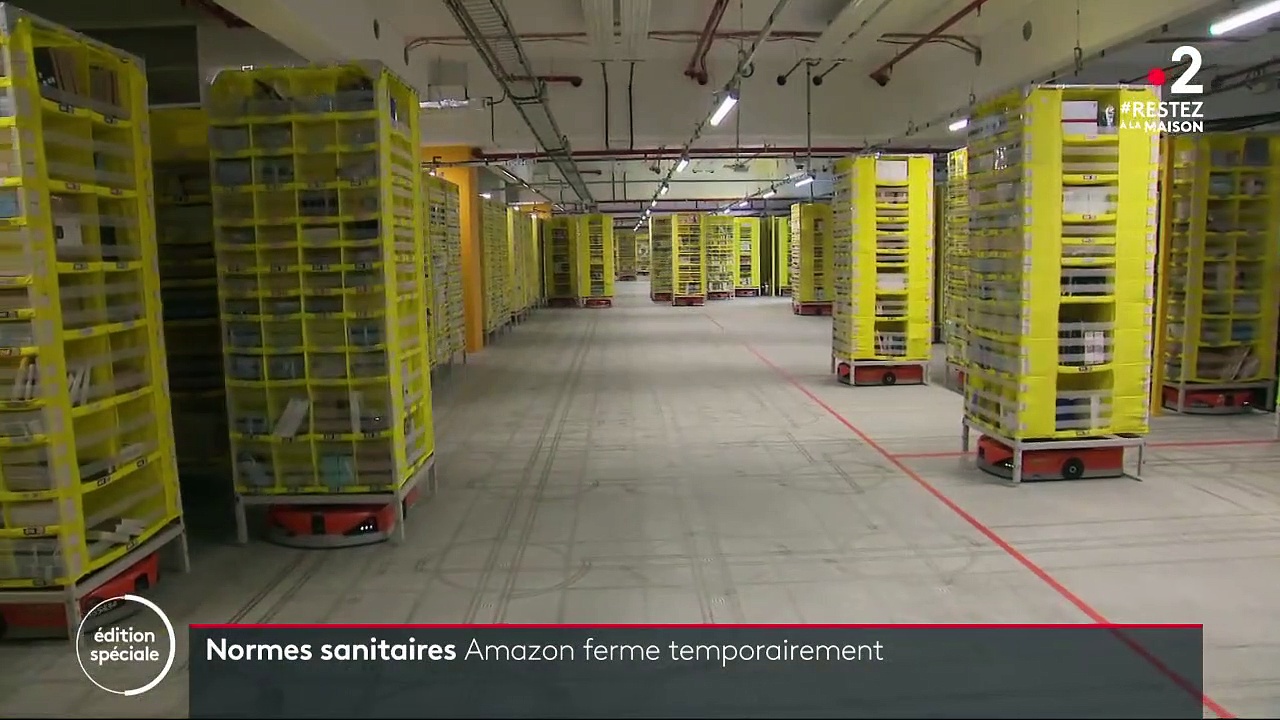 Dailymotion Confinement : Amazon ferme temporairement ses dépôts en France